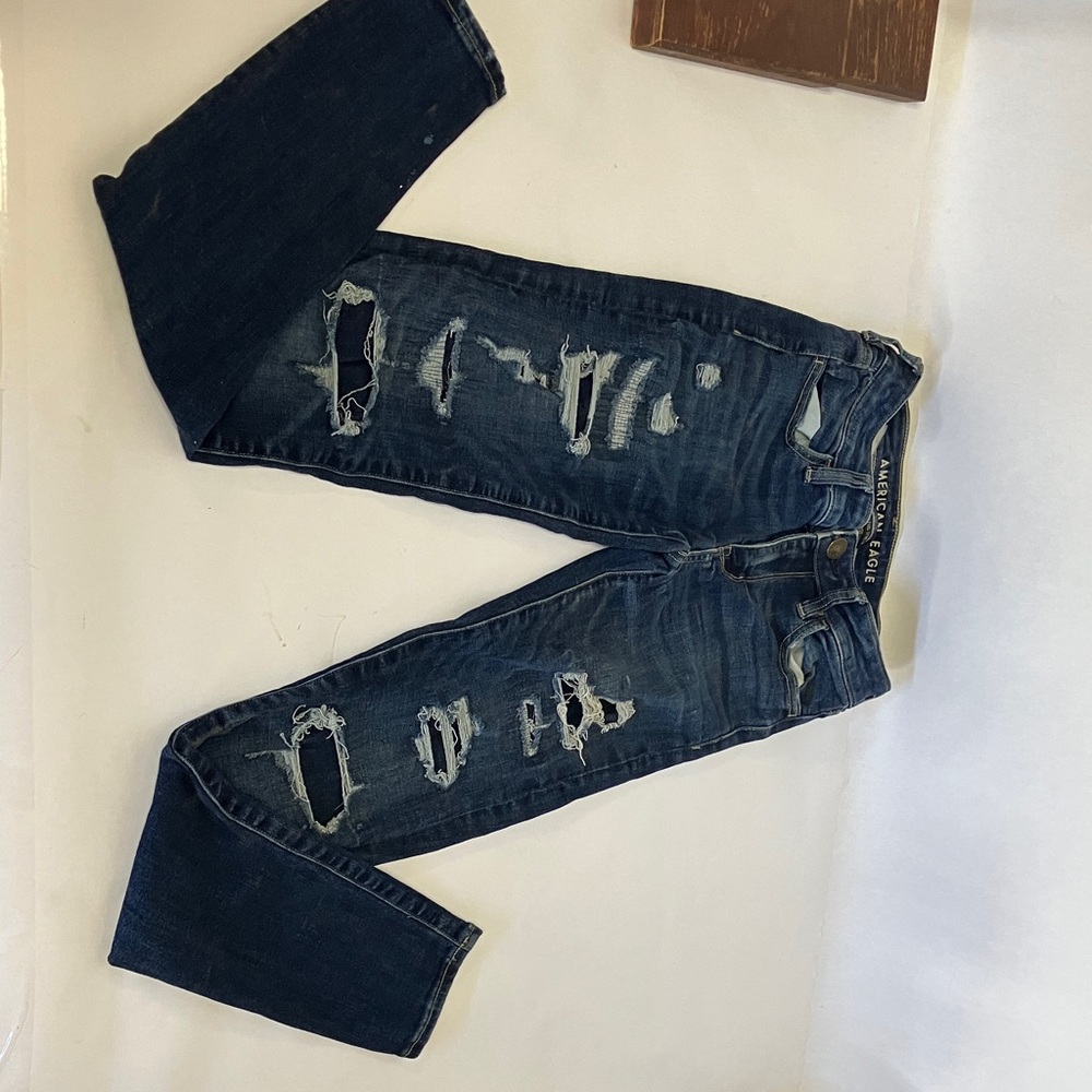 American Eagle Outfitters Dark Blue Denim